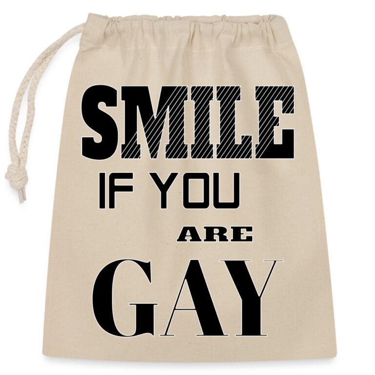 smile-if-you-are-gay-verschliessbarer-geschenkbeutel-aus-baumwolle-25x30cm-natur