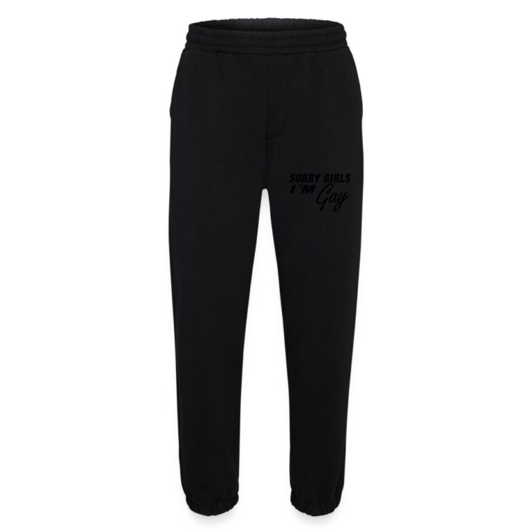 sorry-girls-im-gay-heavyweight-organic-jogginghose-made-in-eu-solid-black