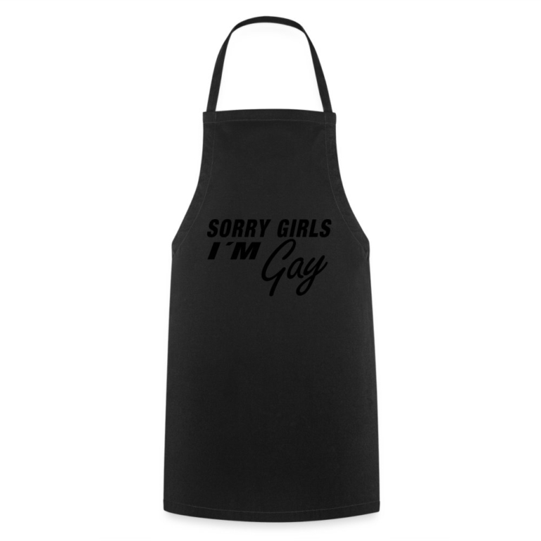 sorry-girls-im-gay-kochschuerze-schwarz