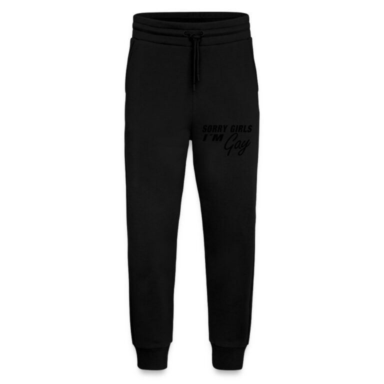 sorry-girls-im-gay-organic-relaxed-jogginghose-made-in-eu-solid-black