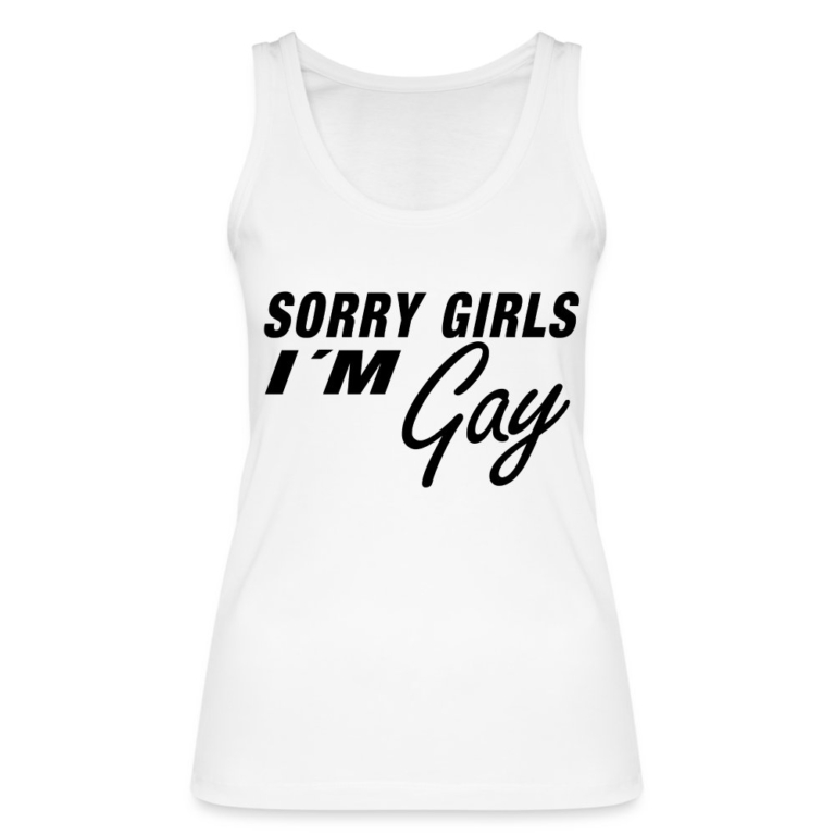 sorry-girls-im-gay-stanleystella-frauen-bio-tank-top-weiss