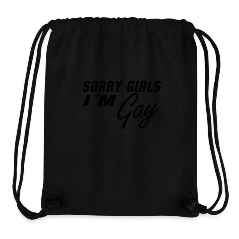 sorry-girls-im-gay-stanleystella-recycelter-gym-bag-schwarz