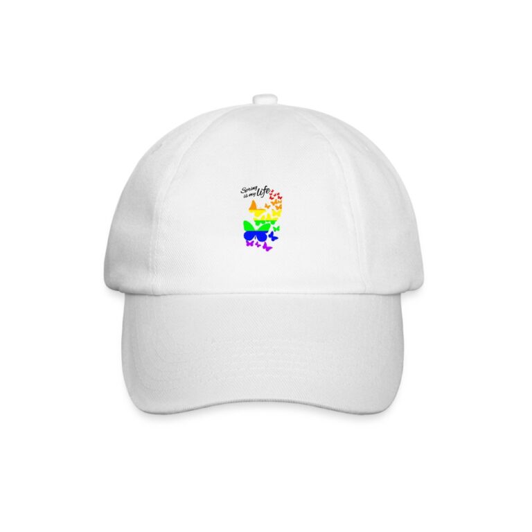 spring-is-my-life-lgbtq-baseballkappe-weiss-weiss