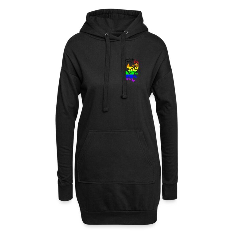 spring-is-my-life-lgbtq-hoodie-kleid-schwarz