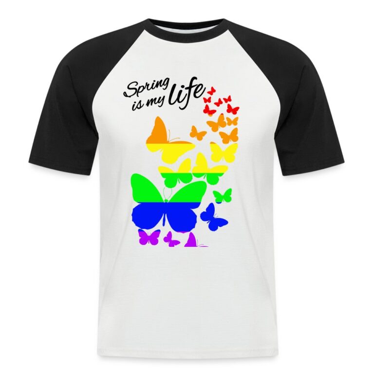 spring-is-my-life-lgbtq-maenner-baseball-t-shirt-weiss-schwarz
