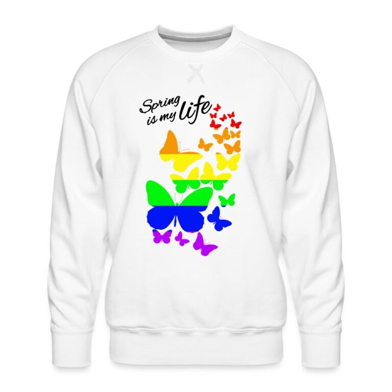 spring-is-my-life-lgbtq-maenner-premium-pullover-weiss