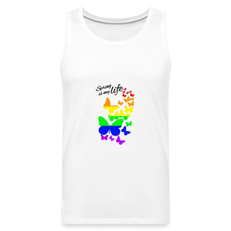 spring-is-my-life-lgbtq-maenner-premium-tank-top-weiss