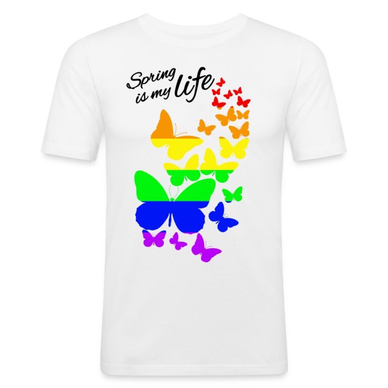 spring-is-my-life-lgbtq-maenner-slim-fit-t-shirt-weiss