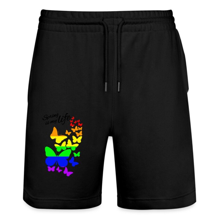 spring-is-my-life-lgbtq-stanleystella-unisex-bio-joggingshorts-trainer-schwarz