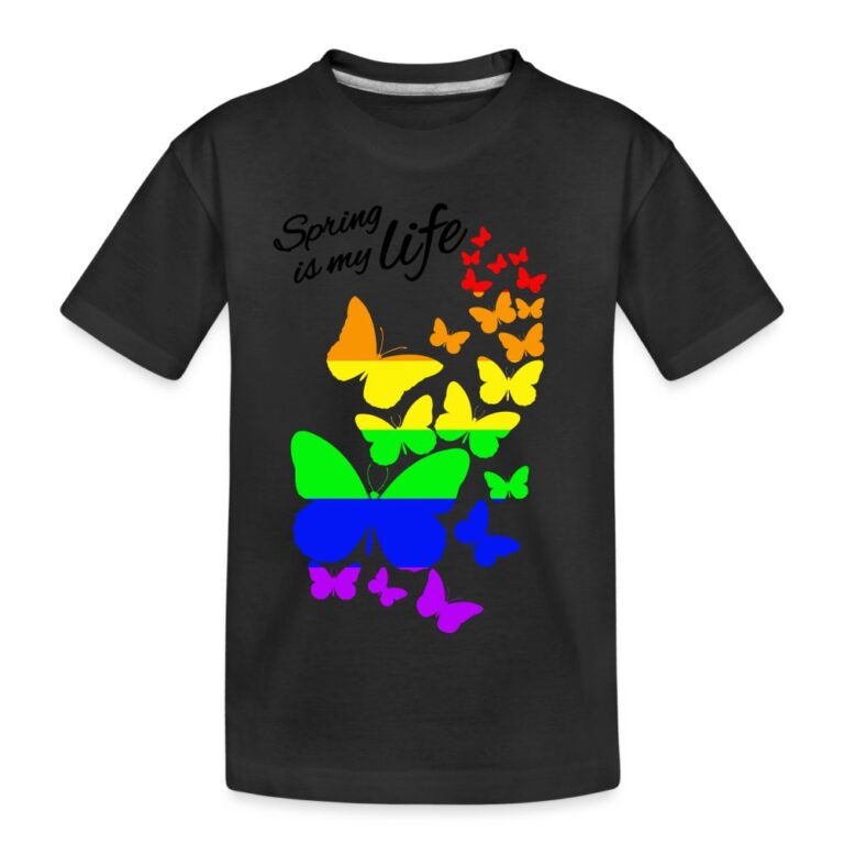 spring-is-my-life-lgbtq-teenager-premium-bio-t-shirt-schwarz