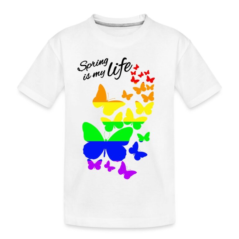 spring-is-my-life-lgbtq-teenager-premium-bio-t-shirt-weiss