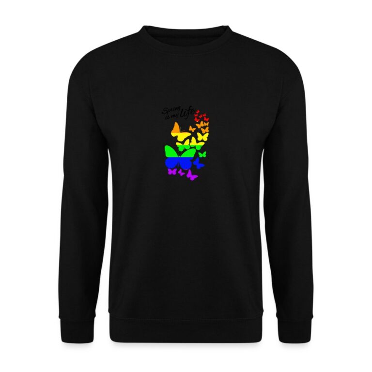 spring-is-my-life-lgbtq-unisex-pullover-schwarz