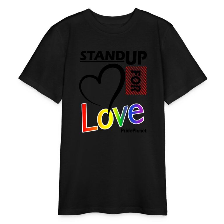 stand-up-for-love-stanleystella-bio-teenager-t-shirt-mini-creator-schwarz