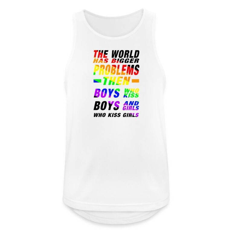 the-world-has-bigger-problems-maenner-tank-top-atmungsaktiv-weiss