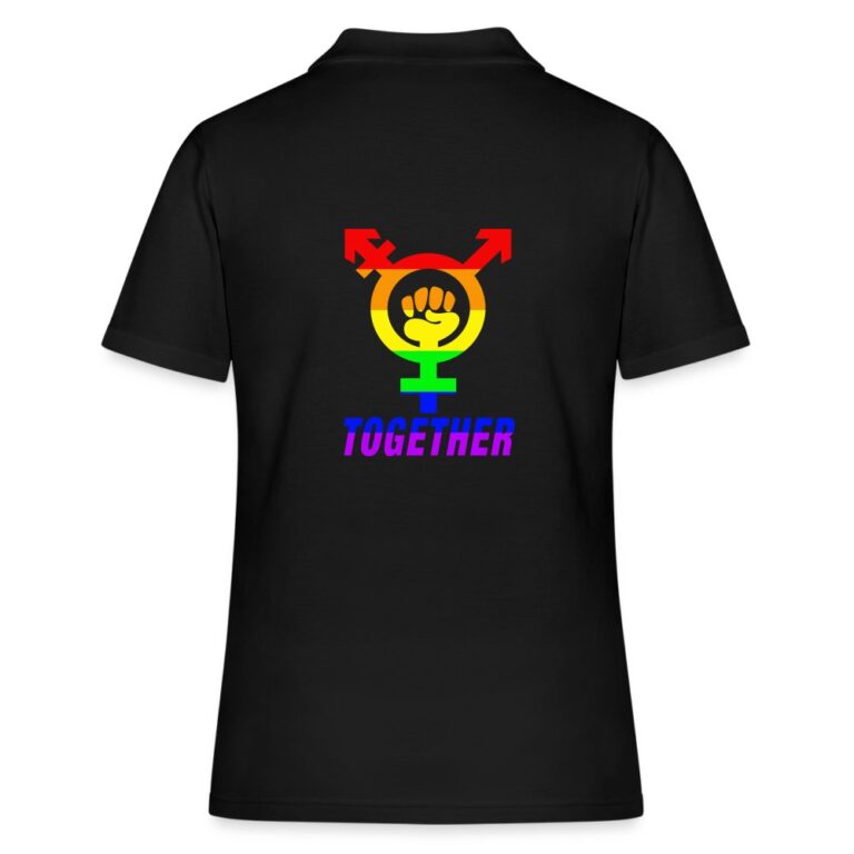 together-frauen-polo-shirt-schwarz