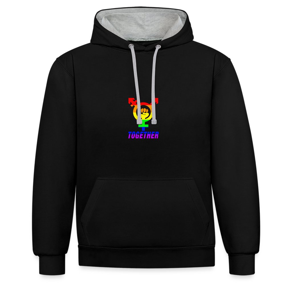 together-kontrast-hoodie-schwarz-grau-meliert