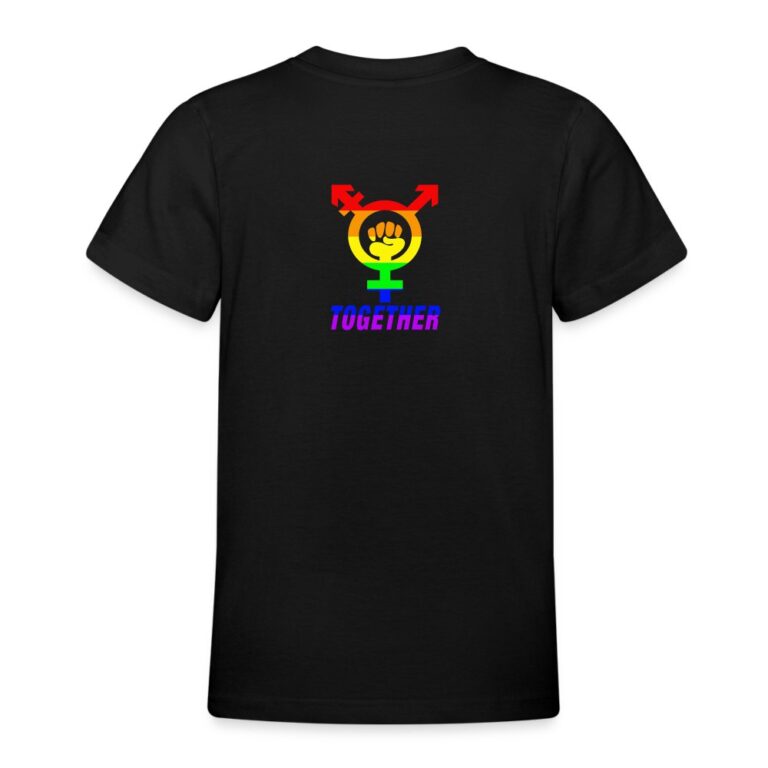 together-teenager-t-shirt-schwarz