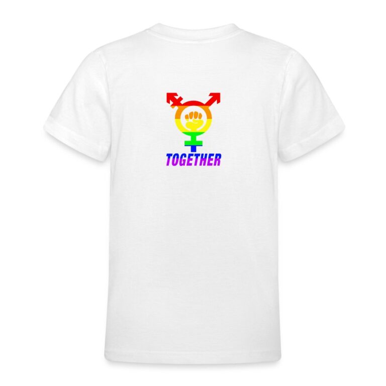 together-teenager-t-shirt-weiss