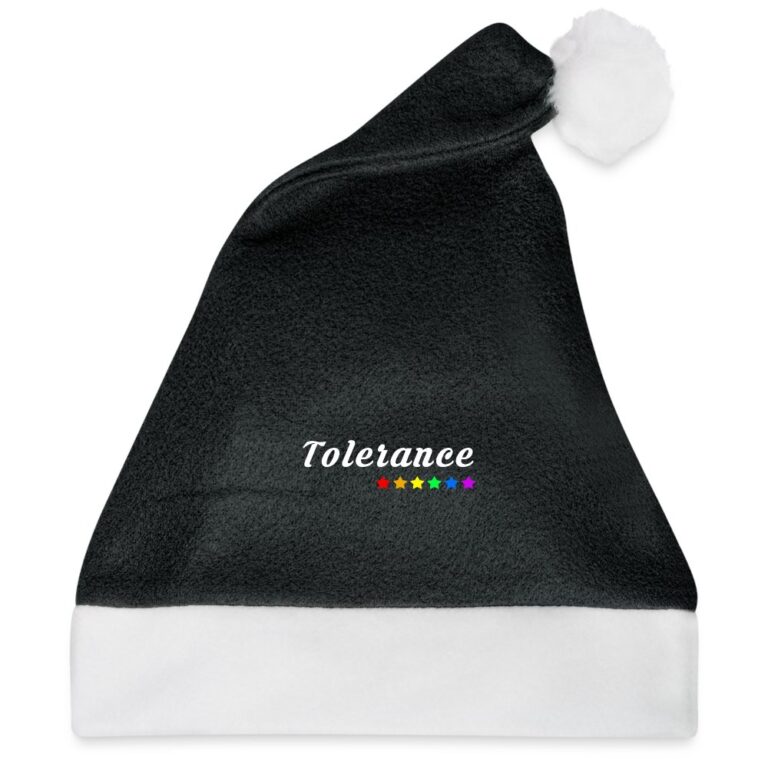 tolerance-lgbtq-weihnachtsmuetze-schwarz-weiss