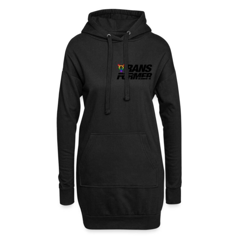transgender-hoodie-kleid-schwarz