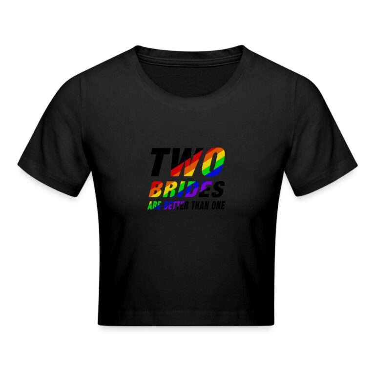 two-brides-are-better-than-one-cropped-t-shirt-schwarz