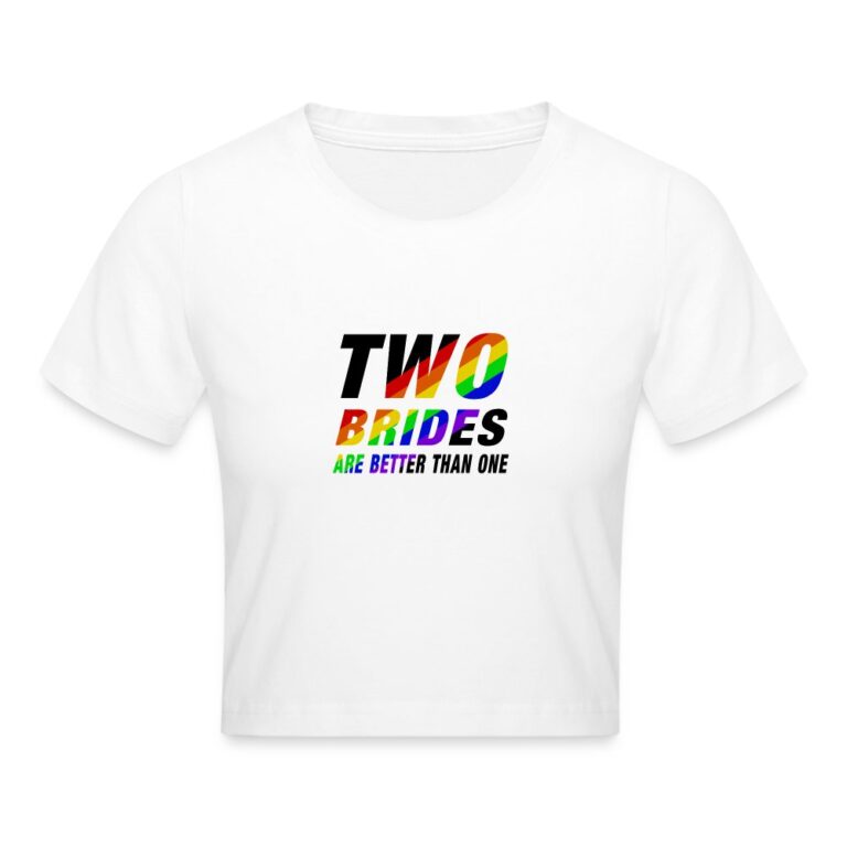 two-brides-are-better-than-one-cropped-t-shirt-weiss