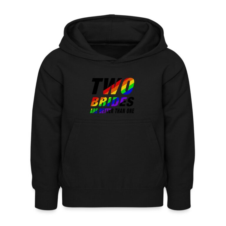 two-brides-are-better-than-one-kinder-hoodie-schwarz