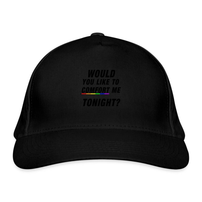 would-you-like-to-comfort-me-tonight-bio-baseballkappe-schwarz