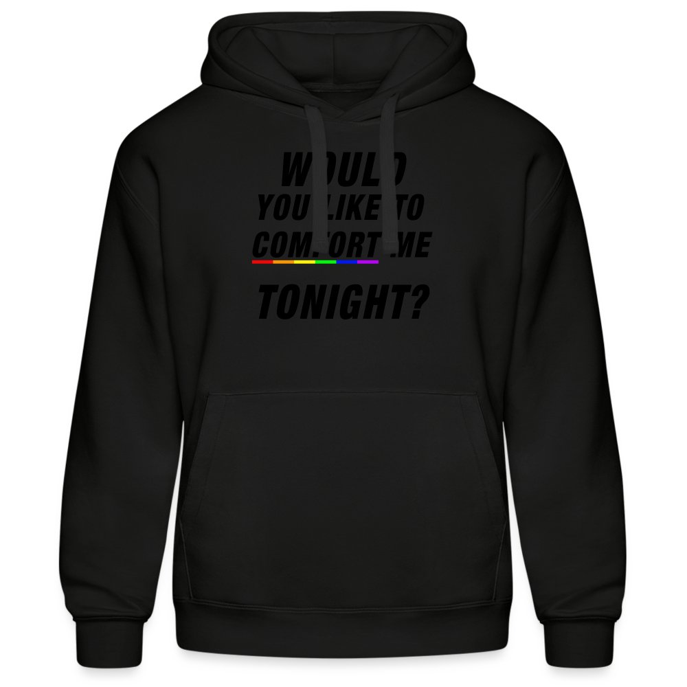 Would you like to comfort me tonight - Männer Kapuzen Sweater von Russell Schwarz