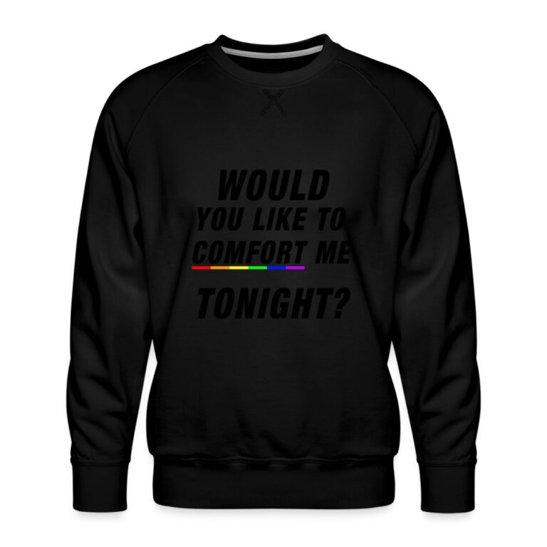 would-you-like-to-comfort-me-tonight-maenner-premium-pullover-schwarz