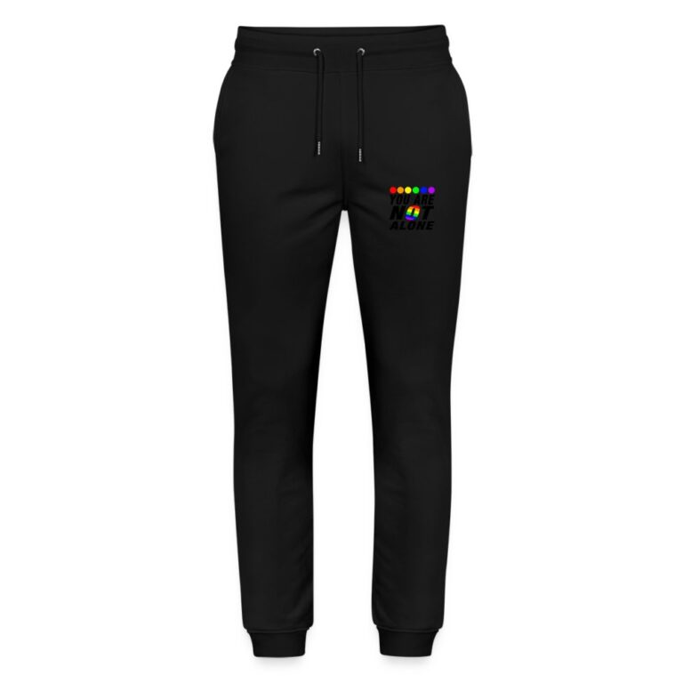 you-are-not-alone-stanleystella-unisex-bio-jogginghose-mover-schwarz