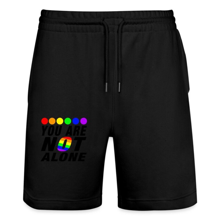 you-are-not-alone-stanleystella-unisex-bio-joggingshorts-trainer-schwarz
