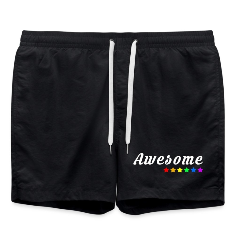 awesome-lgbtq-badeshorts-schwarz
