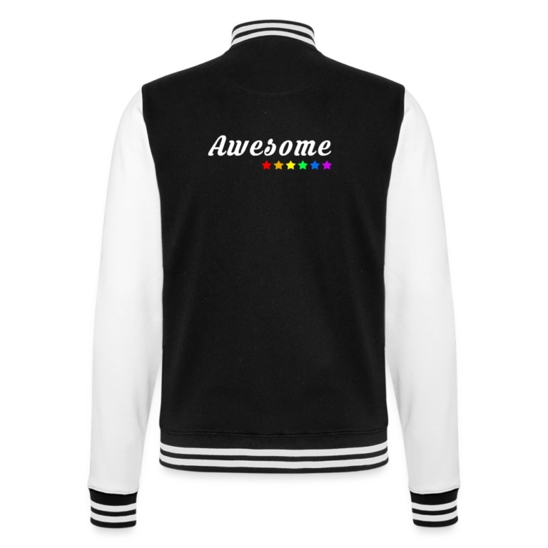 awesome-lgbtq-college-sweatjacke-schwarz-weiss