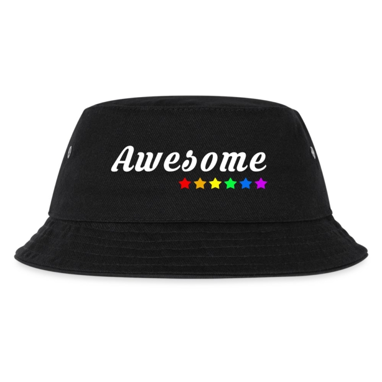awesome-lgbtq-kinder-bucket-hat-schwarz