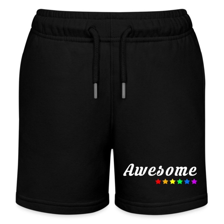 awesome-lgbtq-stanleystella-kinder-bio-joggingshorts-mini-bolter-schwarz