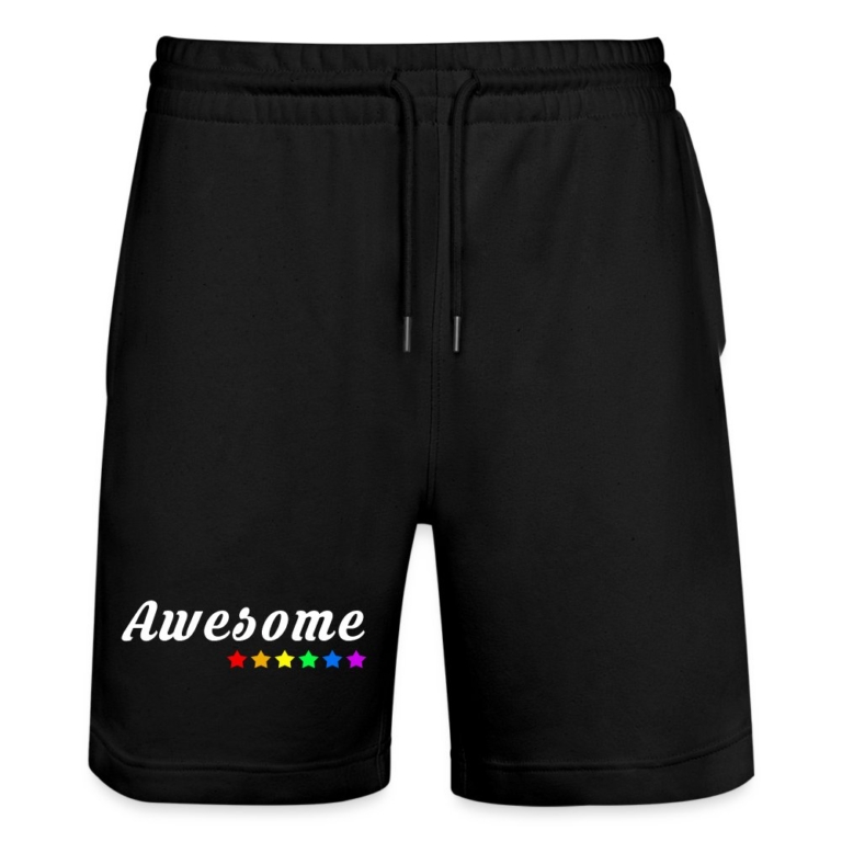 awesome-lgbtq-stanleystella-unisex-bio-joggingshorts-trainer-schwarz