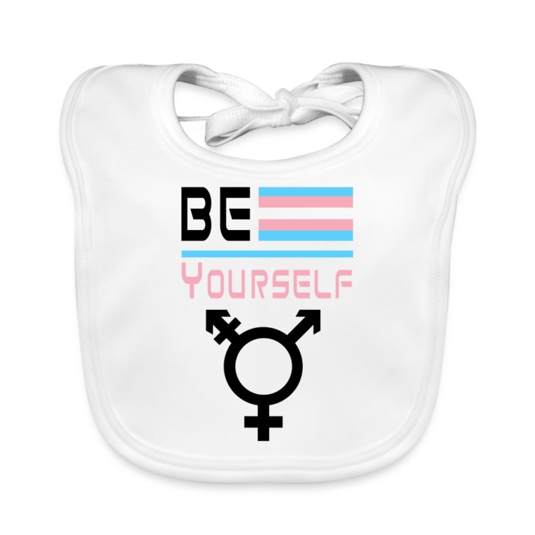 be-yourself-transgender-pride-baby-bio-laetzchen-weiss