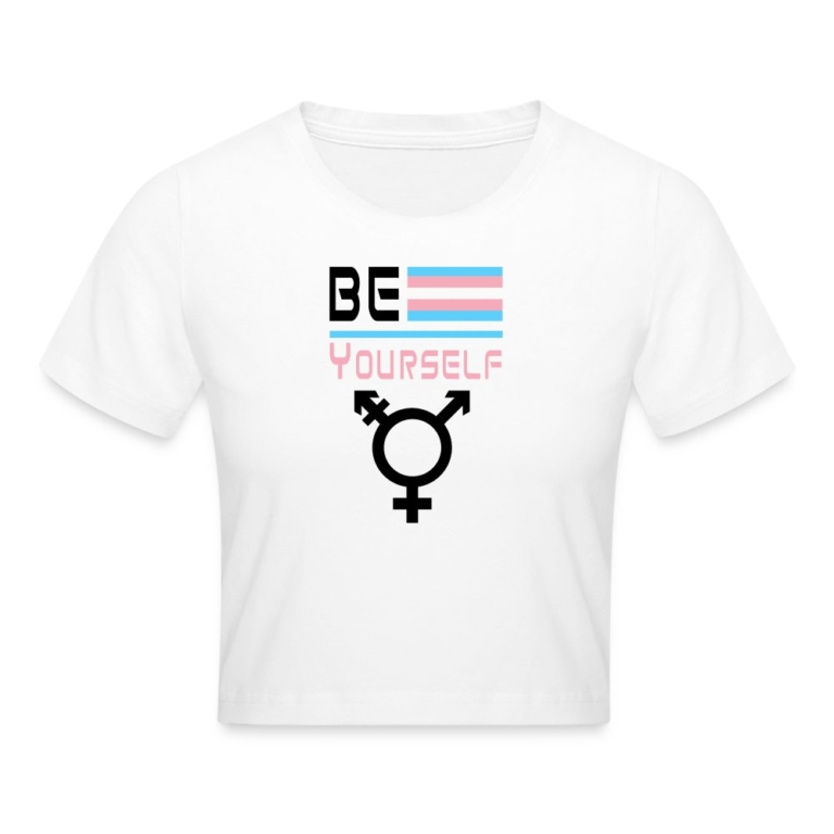 be-yourself-transgender-pride-cropped-t-shirt-weiss