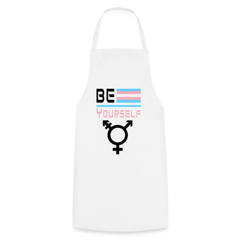 be-yourself-transgender-pride-kochschuerze-weiss