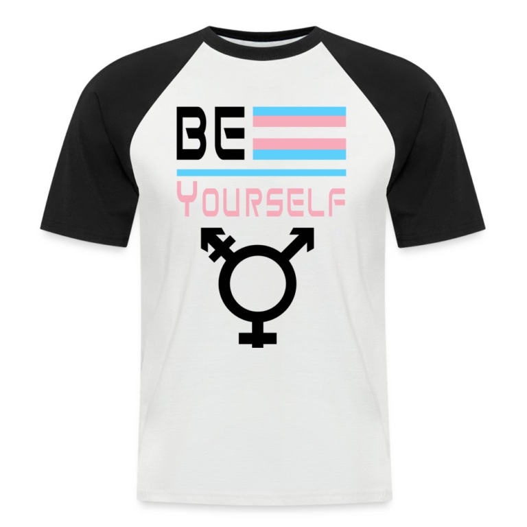 be-yourself-transgender-pride-maenner-baseball-t-shirt-weiss-schwarz