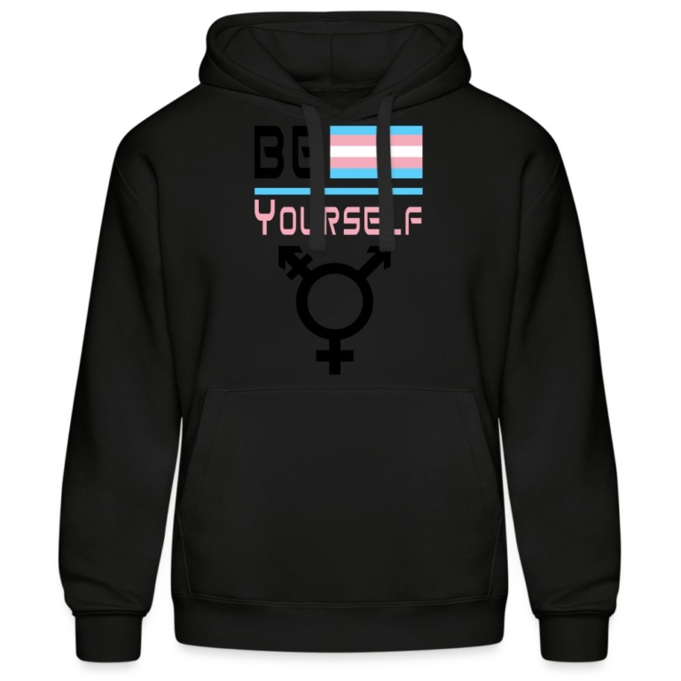 be-yourself-transgender-pride-maenner-kapuzen-sweater-von-russell-schwarz