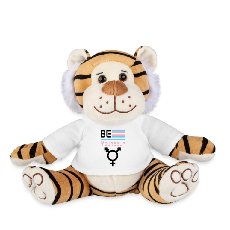 be-yourself-transgender-pride-plueschtiger-weiss