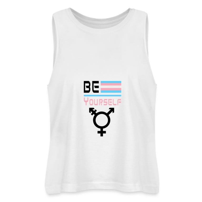 be-yourself-transgender-pride-stanleystella-frauen-cropped-bio-tank-top-dancer-weiss
