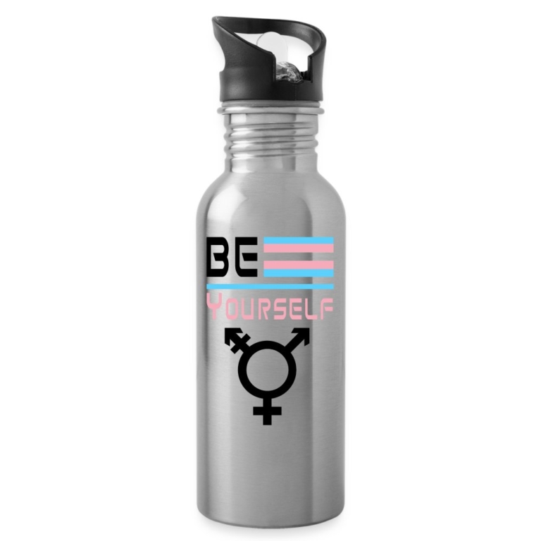 be-yourself-transgender-pride-trinkflasche-mit-integriertem-trinkhalm-lightsilver