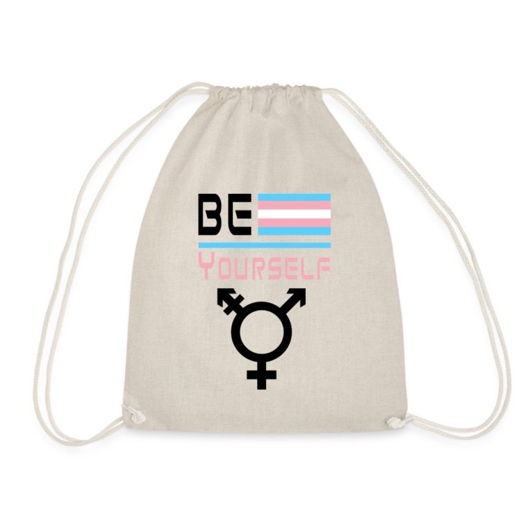 be-yourself-transgender-pride-turnbeutel-natur