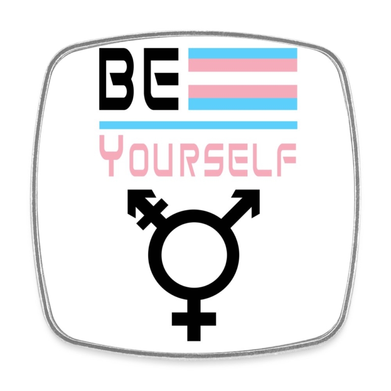 be-yourself-transgender-pride-viereckiger-kuehlschrankmagnet-weiss