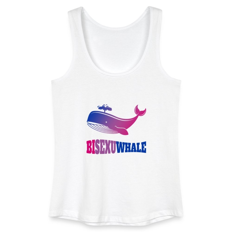 bisexuwhale-frauen-bio-tank-top-weiss