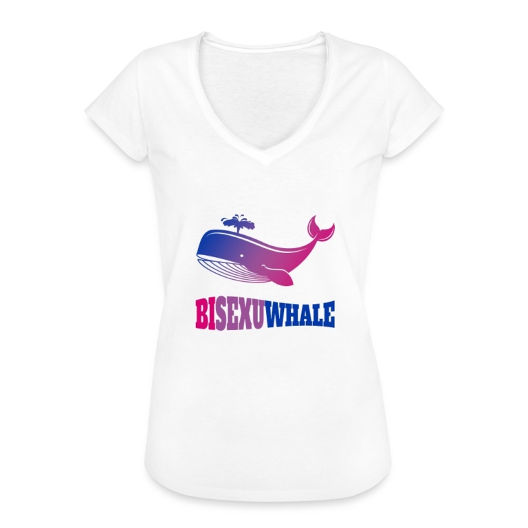 bisexuwhale-frauen-vintage-t-shirt-weiss