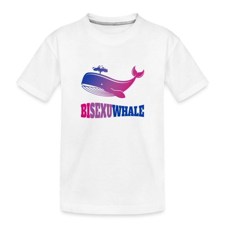bisexuwhale-kinder-premium-bio-t-shirt-weiss